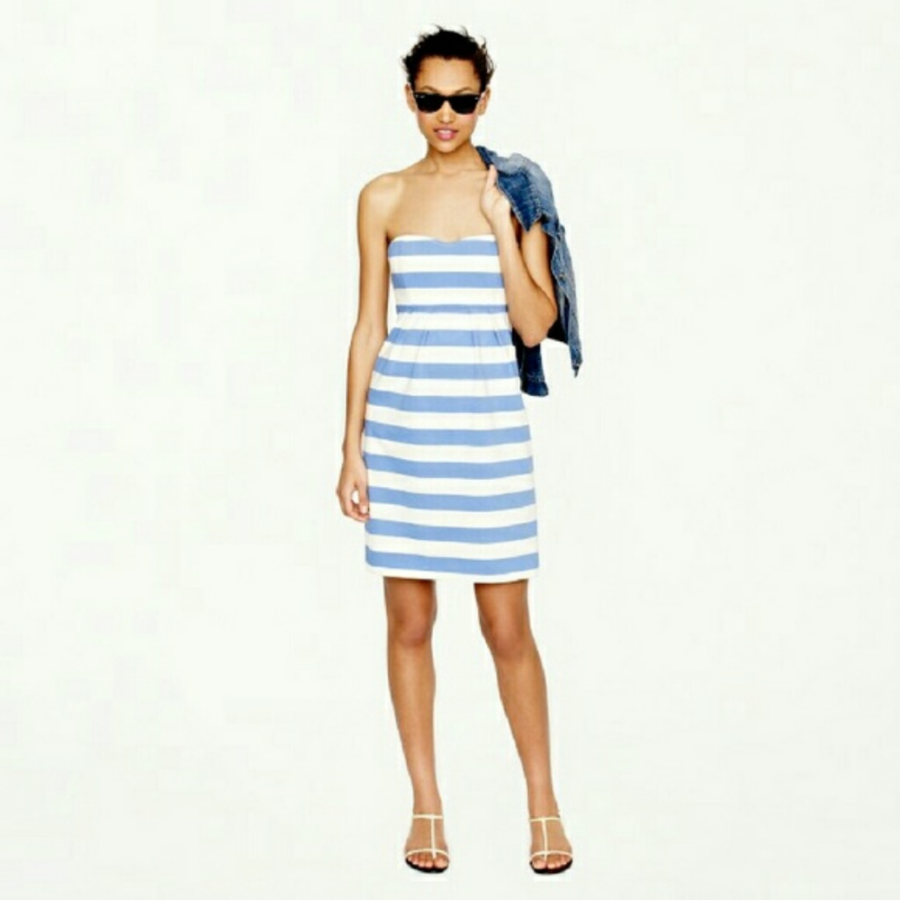 J. Crew Nautical Stripe Mini Dress